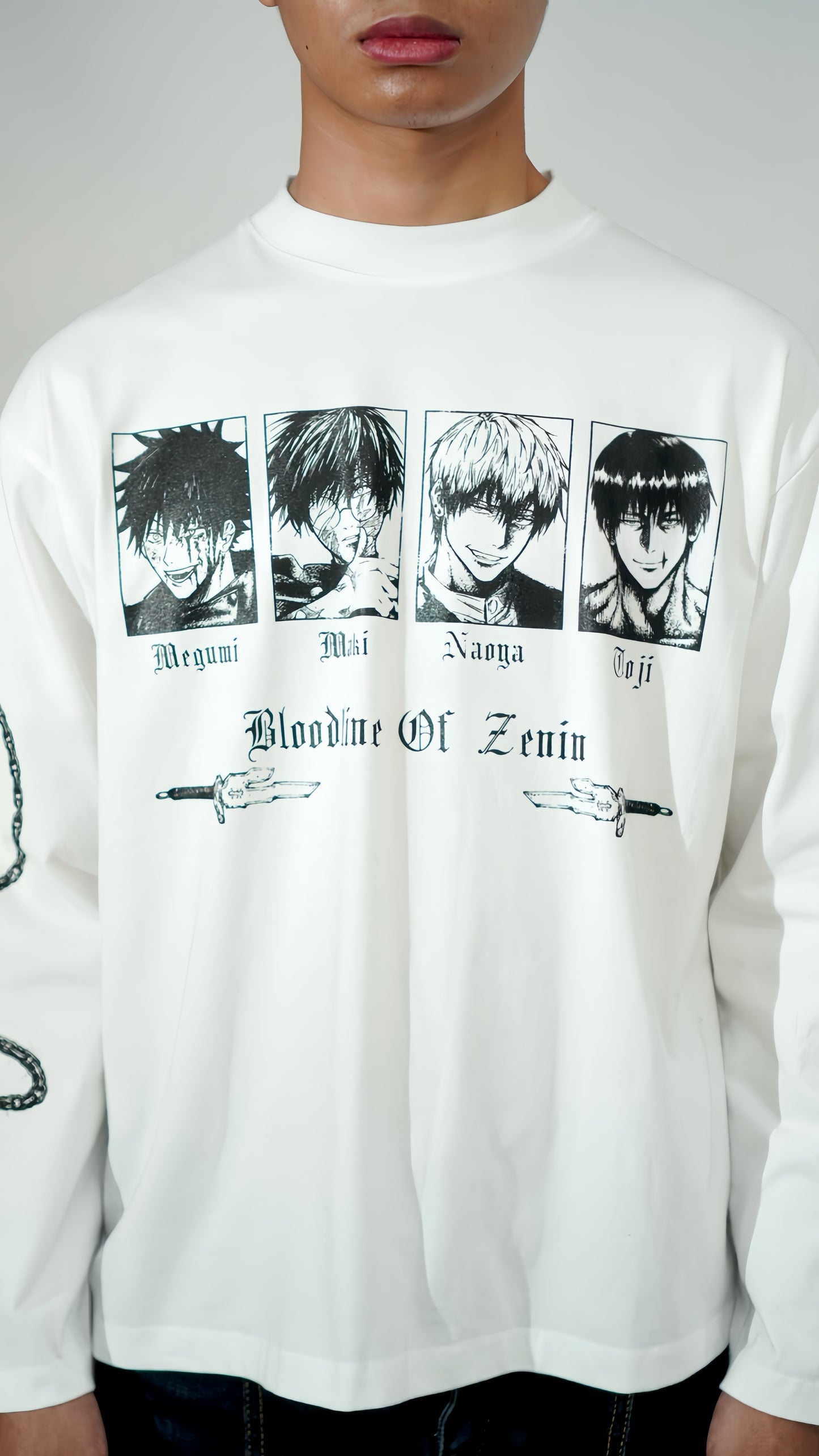 JJK COLLECTION : ZENIN CLAN LONG SLEEVE BOXY T-SHIRT